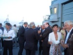 Guests on the foredeck